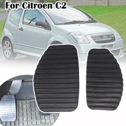 For Citroen C2 Car Brake Clutch Foot Pedal Pad Cover Replacement Parts 2003 2004 2005 2006 2007 2008 2009 213013 213015 450412