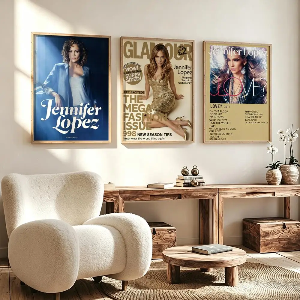 Modern Aesthetic Wall Art Poster music Jennifer Lopez Poster for Office Home Decor Interior Large Wall Picture Print