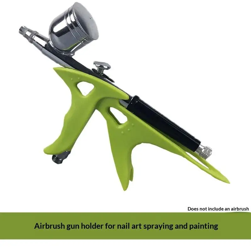 Airbrush Holder Easily Grip Handle Portable Plastic Airbrush Stand Black/Green/Red For Dual-Action Air Brush Holder Accessories