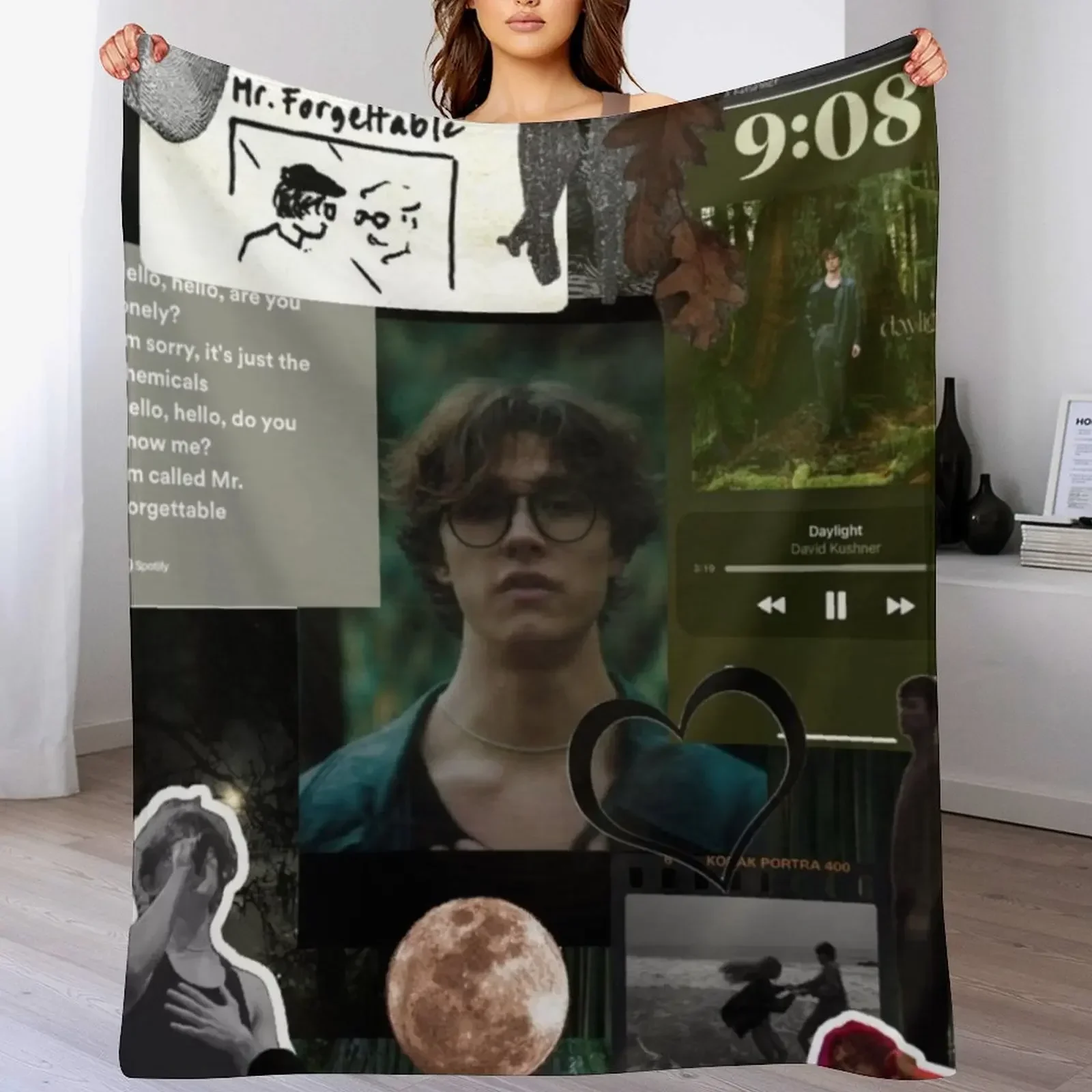 

David Throw Blanket halloween Soft Big for sofa Blankets