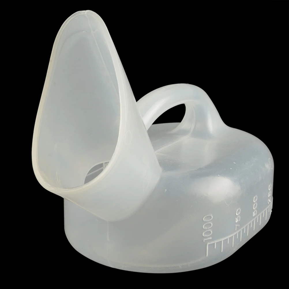 

1000 мл многоразовый пластиковый писсуар портативный женский горшок для мочи для больницы дома, путешествий, кемпинга, использования на открытом воздухе