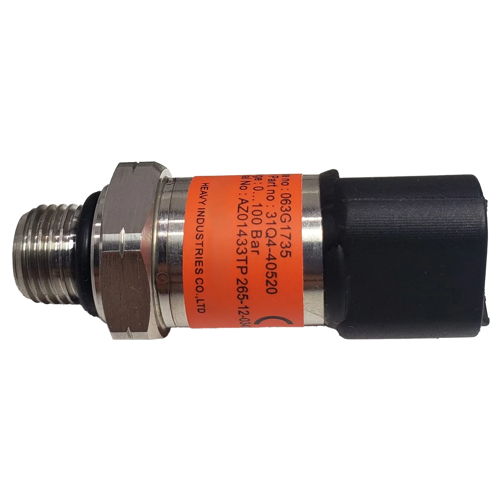 

31Q4-40820 Pressure Sensor for Hyundai Excavator R1200-9 R140LC-9 R140W-9 R125LCR-9A