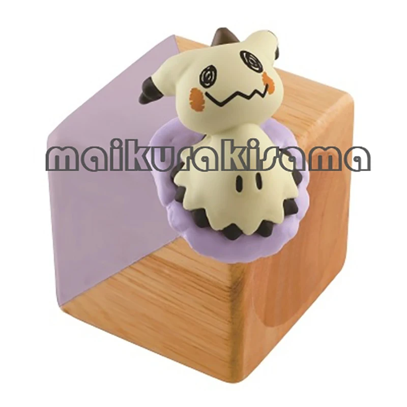 8Pcs/set Re-Ment Genuine Pokemon Table Corner Storage Collision Prevention Corner Pikachu Slowpoke Charmander Model Toys Gift