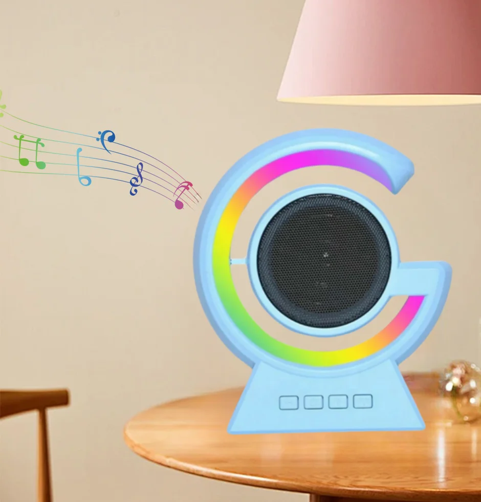 

LED Wireless Bluetooth Speaker Dual Enjoyment of Sight and Hearing High Quality Bluetooth Speakers Suitable for Small Gatherings