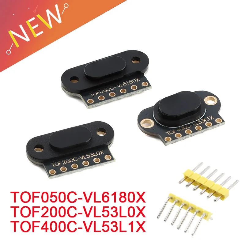VL6180/VL53L0X/VL53L1X Time of Flight (ToF) Laser Ranging Sensor Module TOF050C TOF200C TOF400C 50CM/2M/4M IIC For Arduino STM32