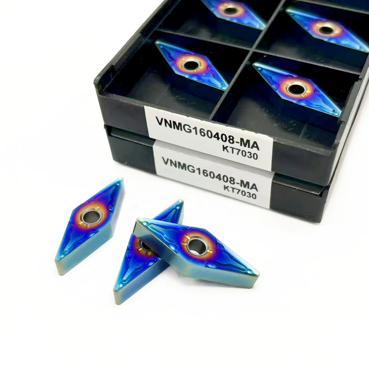 High Quality Carbide Insert VNMG160404 VNMG160408 Turning Tool Blue Flame Series CNC Milling Blades VNMG 160404/160408 Internal
