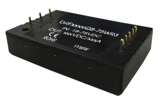 URF4824QB-75WR3DC-DC Power Module 18-75V To 24V3.13A 75W