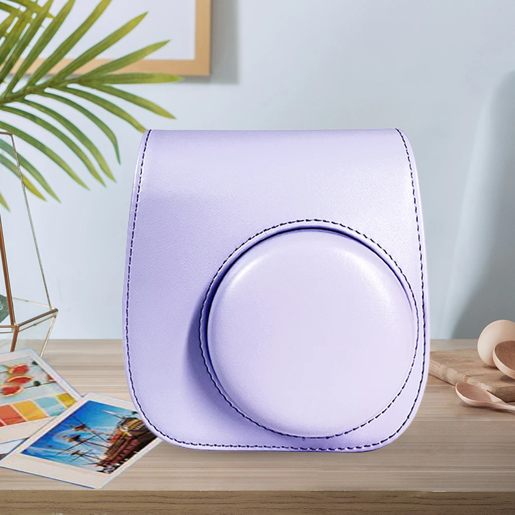 Retro Camera Case PU Leather Scratchproof Lightweight Carrying Bags Accessories for Fujifilm Instax Mini 12/11/9/8 Storage Bag