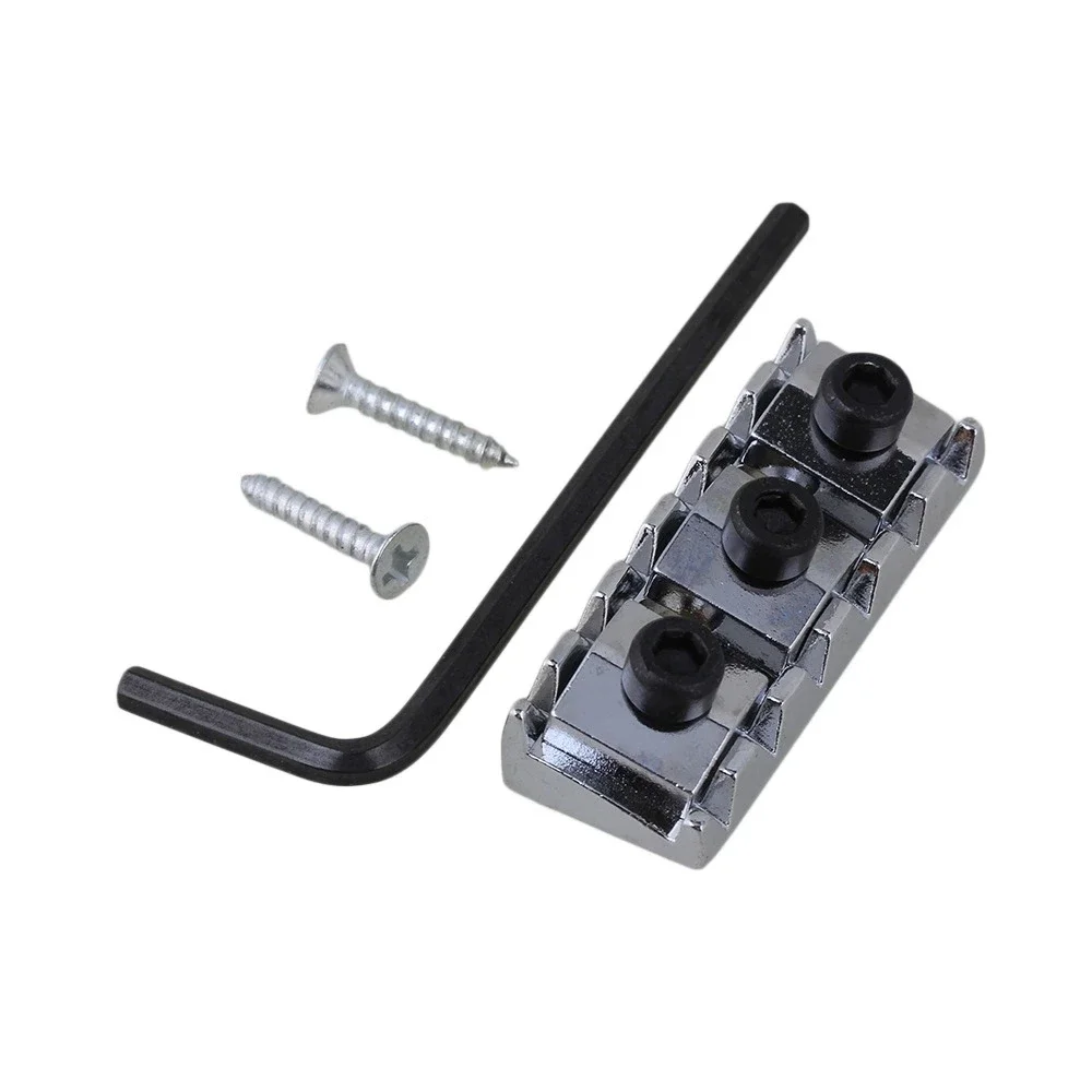 1pcs 42MM  Guitar Tremolo Bridge Locking Nut Chrome Guitar Parts & Accessories