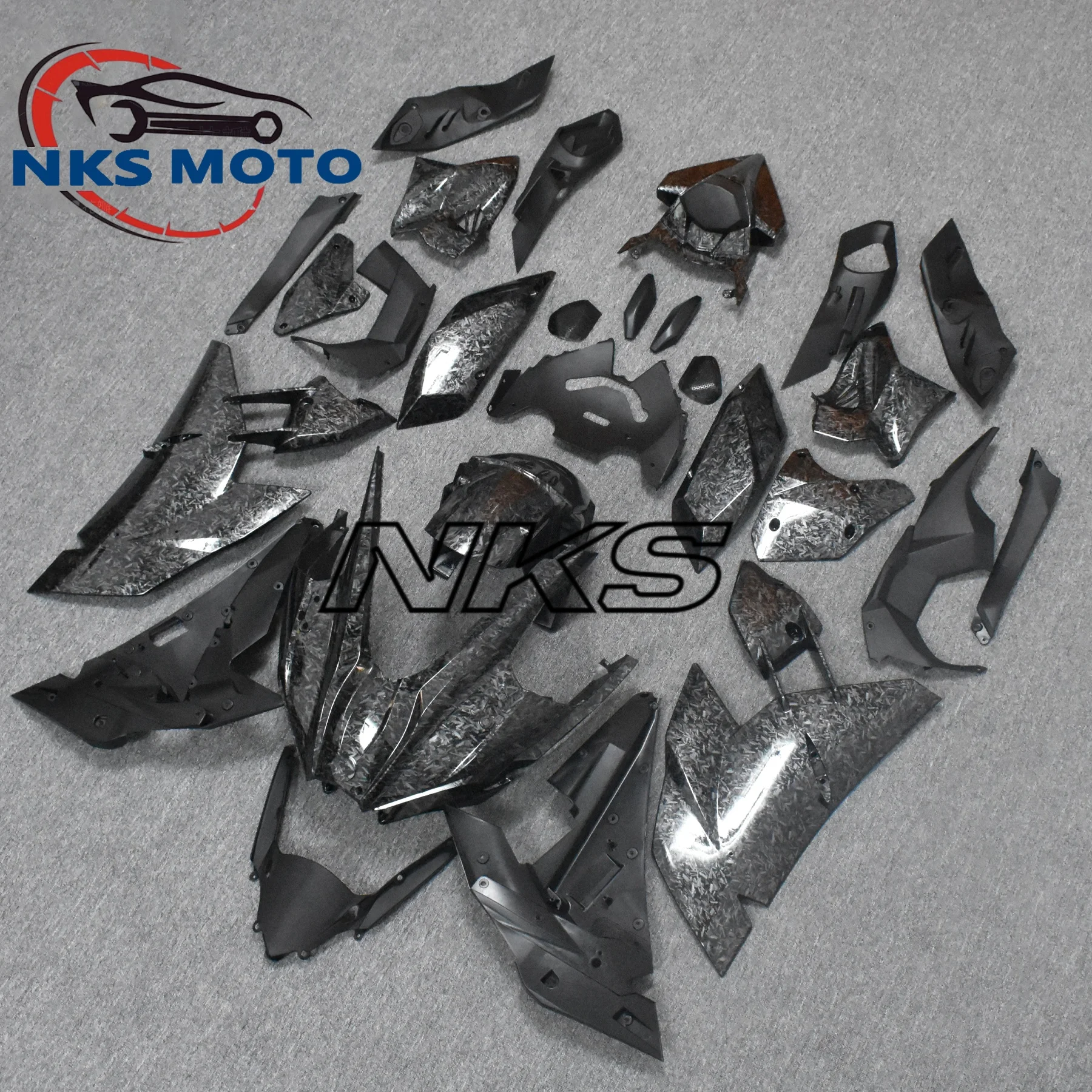 For KAWASAKI NINJA H2 H2R 2015-2023 Carbon Fiber Paint Body & Frame Covers Full Fairing Kit Motorcycle Accessories Twill Gloss
