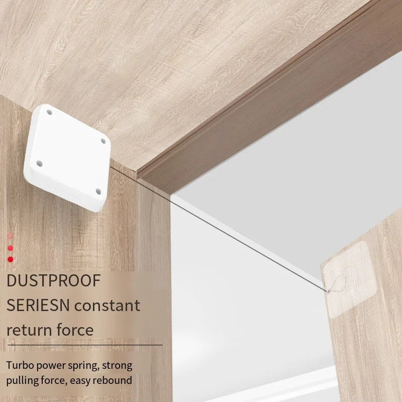 Sem perfuração mais próxima de porta automática puxar cabo fechadores de porta superfície ajustável tipo suporte de parada de porta automática mais perto