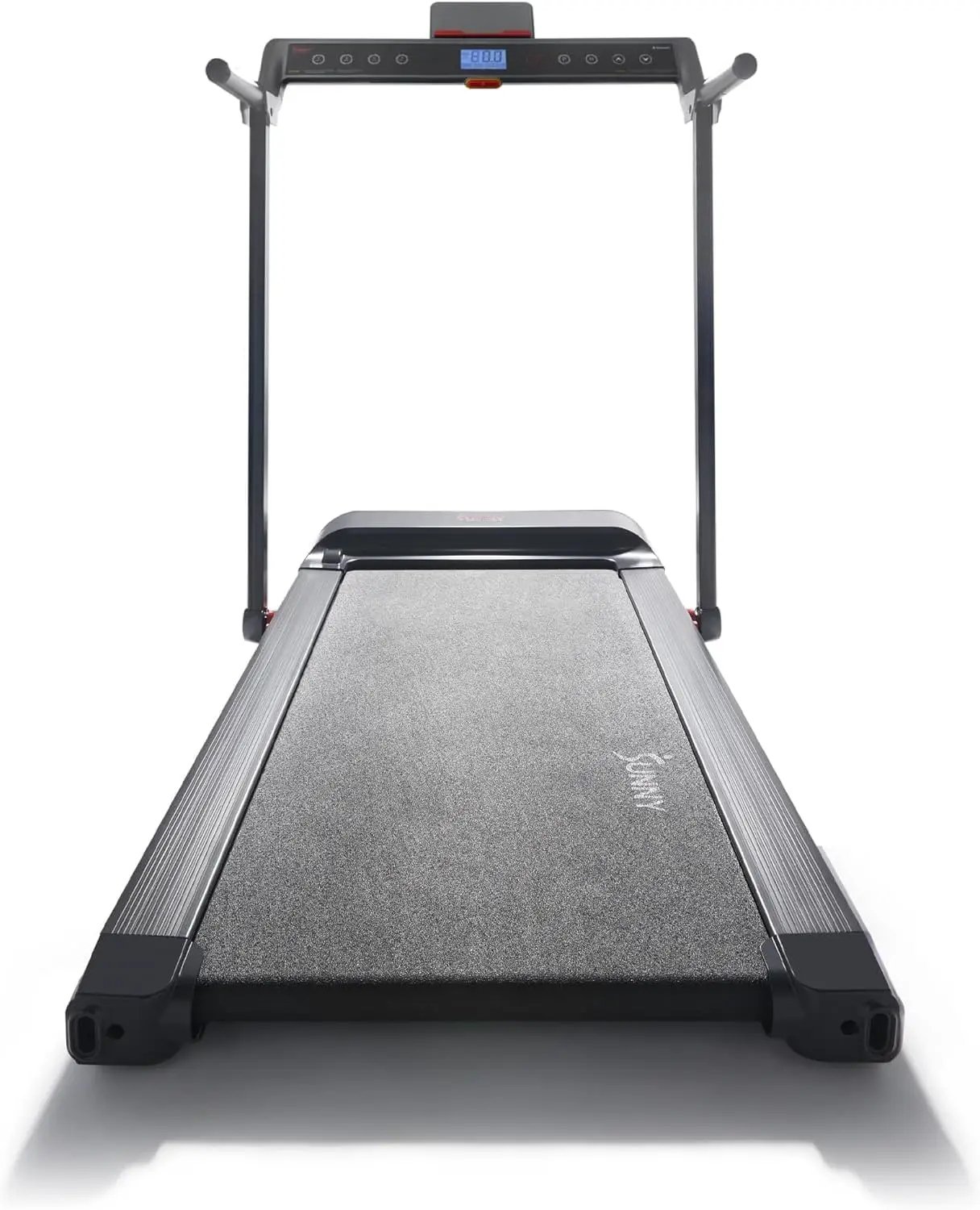 Sunny Health & Fitness Strider Foldable Treadmill, 20-Inch Wide Running Belt with Optional Exclusive SunnyFit™ App