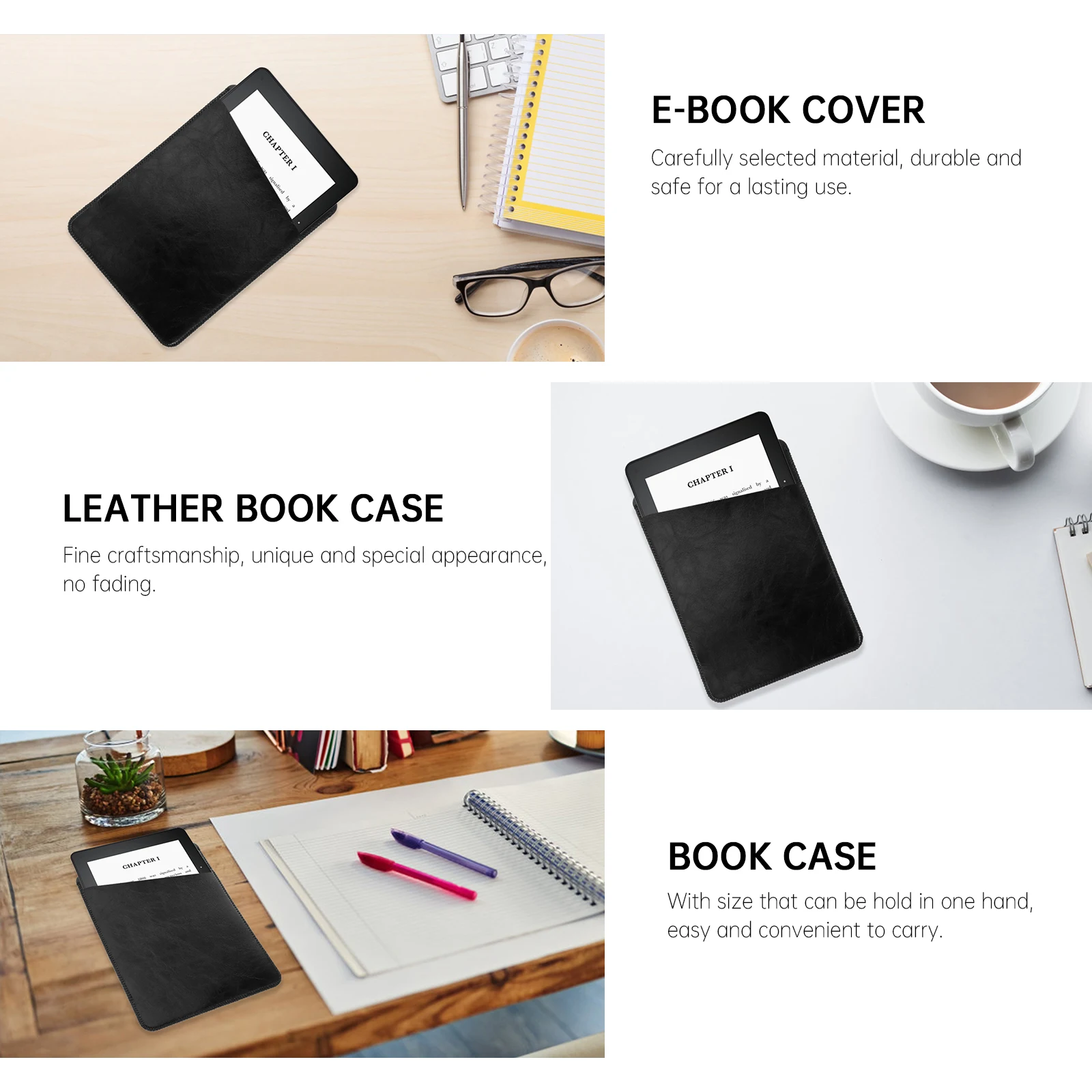 

Ebook Cover for 2019 Crazy Horse Pattern Durable Case Protective Pouch Non Scratch Easy Carry Gift Book