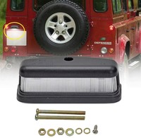 Car LED Licence Number Plate Light Lamps 3528smd For Defender series 90 / 110 / 130 Auto Smoked Black Defender Rear Tail Light