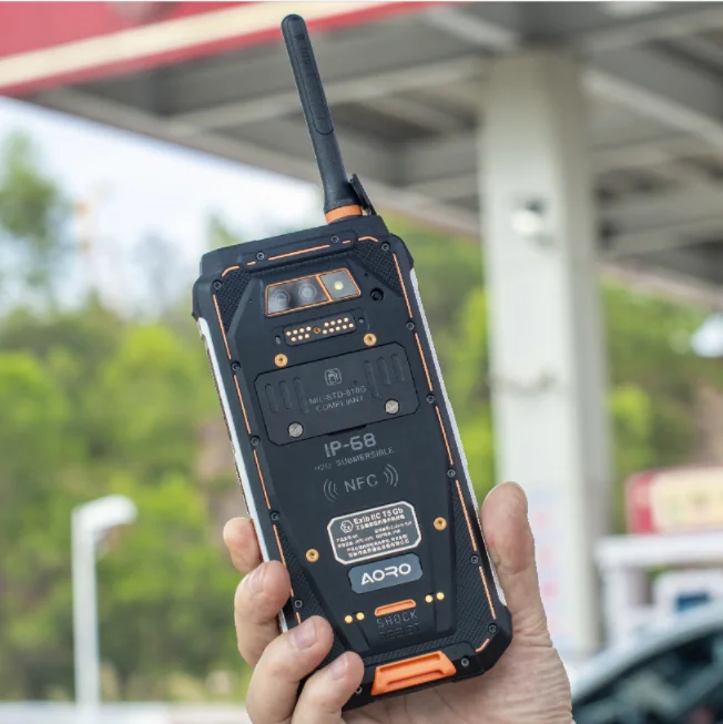 

AORO M5 Android DMR Digital Radio Walkie Talkie PTT Mobile Two Way POC Atex Phone Zone 1 IP68 Rugged Smartphone