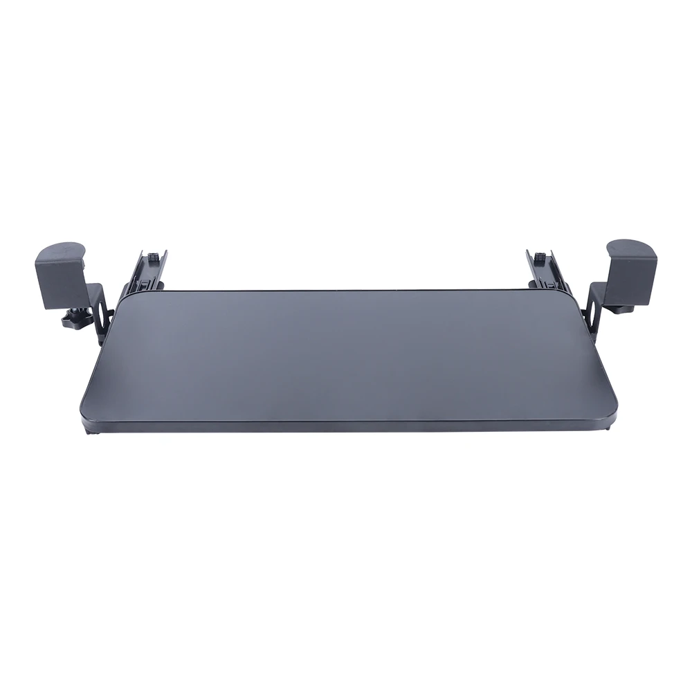 Keyboard Shelf Under-Table Mounting Slide Keyboard Holder Extendable Tray