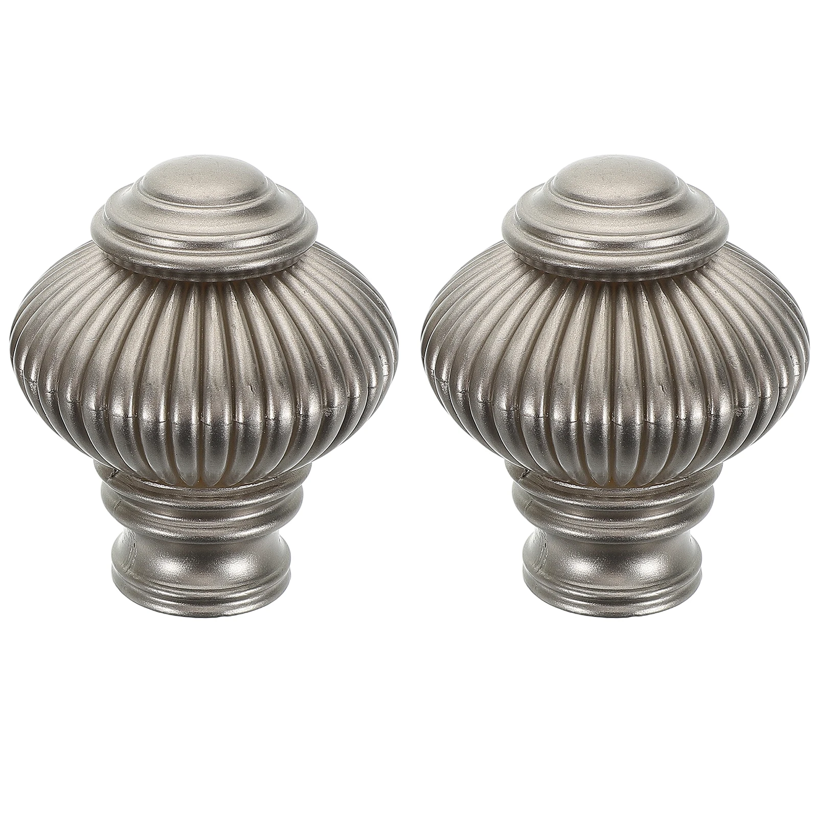 

Curtain Rod Seal Caps Ends Replacement Parts for Home Finial Rail Stops Plug