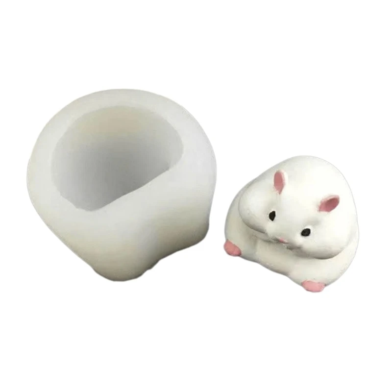 Hamster Silicones Mould for Making Chocolate, Mousses Cake, Cookie, Puddings, Jelly, Fondant Decorations,Baking Molds