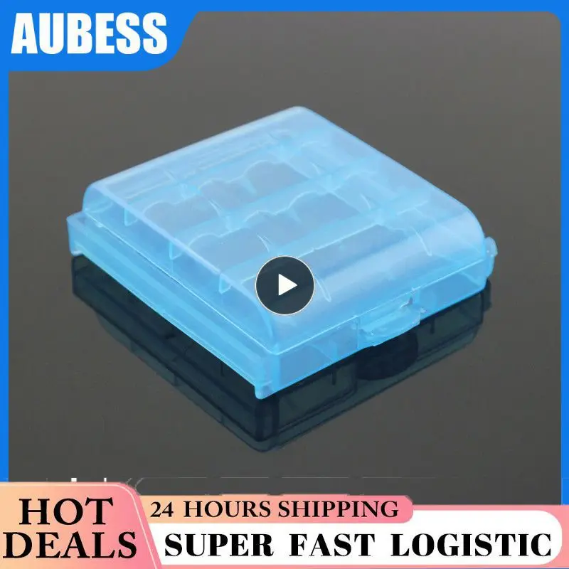 Colorful Plastic Case Holder Storage Box Cover for 10440 14500 AA AAA Battery Box Container Bag Case Organizer Box Case