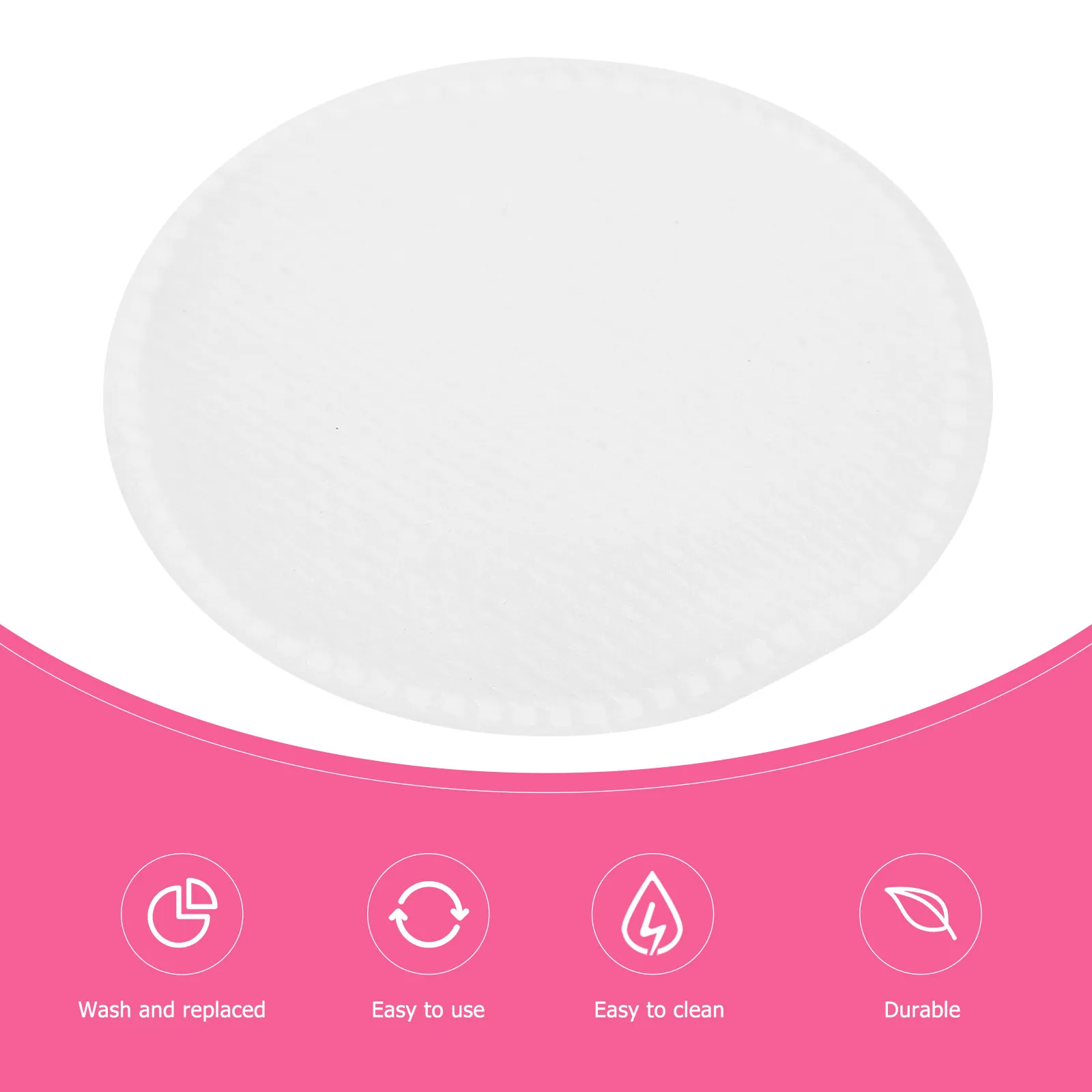 60 Pcs Cotton Pads Face Makeup Remover Cleansing for White Cleanser Round