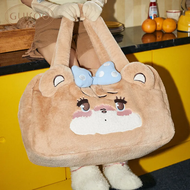 

Kawaii сумка из серии Mikko, сумка на плечо, большая вместительная сумка для женщин, сумка для хранения багажа, косметичка для девочек, аниме, периферийный подарок