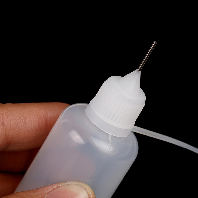 30ml 5 sztuk plastikowy aplikator kleju DIY igła butelka do wyciskania do telefonu PCB czyszczenie narzędzia do naprawy spawania
