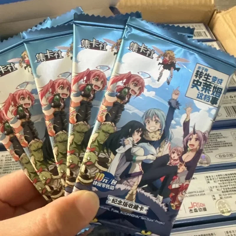 

Подлинная карта.Fun That Time I Got Reincarnated As A Slime Cards Booster Packs — Tcg Ccg Коллекционная игральная коллекционная подарочная игрушка