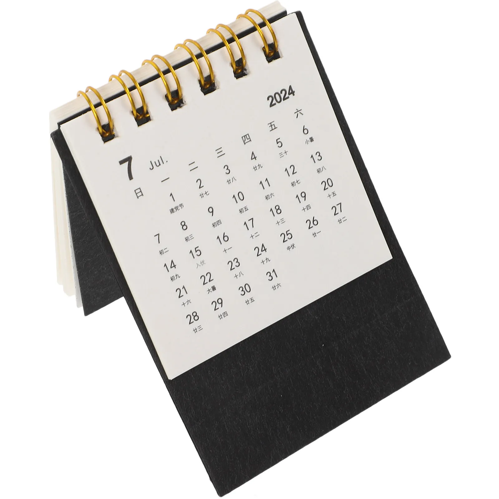 Mini Desk Calendar Simple Style Household Standing Month Calendar Portable Office Supply Home Accessory Efficient Productivity