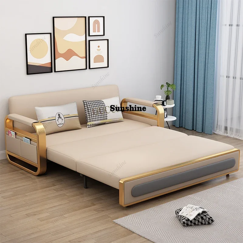 Home Furniture Sleeping Relax Sofas Foldable Simple Living Room Sofas Foldable Reclining Sofacamas Plegables Multifuncional