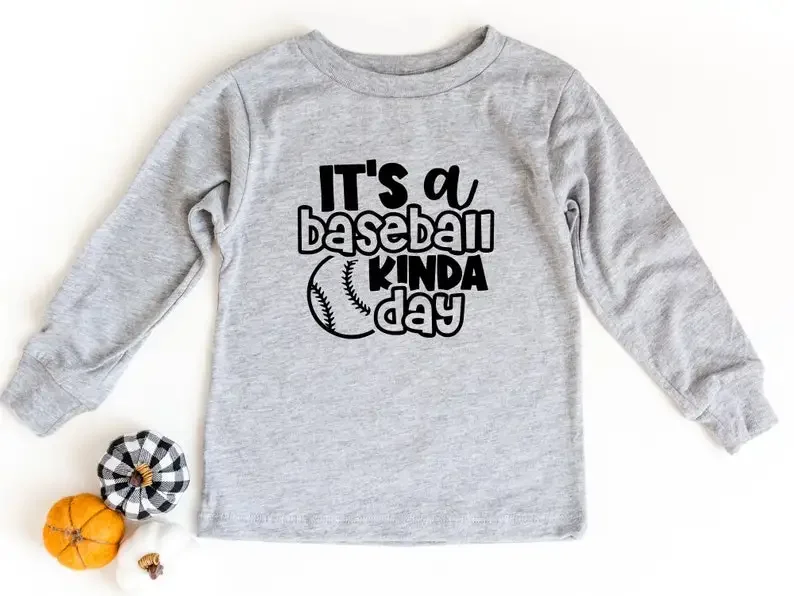 Medium Stretch Softball Shirt, Baseball Hoodie for All Seasons