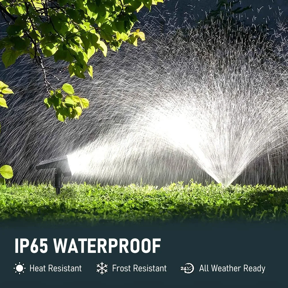 48 LED أضواء الحديقة الشمسية في الهواء الطلق المشهد الأضواء IP65 مقاوم للماء ترقية تعمل بالطاقة الشمسية الجدار مصباح فيلا حديقة ديكور #5