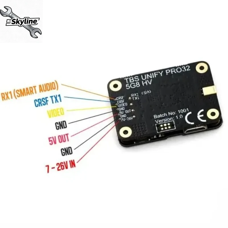 1 قطعة Pro32 5G8 HV جهاز إرسال الفيديو مع موصل لطراز RC Racing Drone RC #6