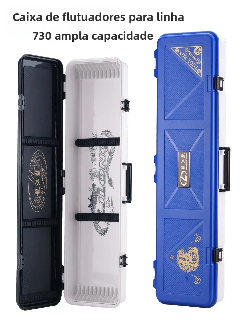 large-capacity-carbon-fiber-pattern-fishing-float-box-line-storage-case-dragon-river-dragon-brand-fishing-gear-organizer