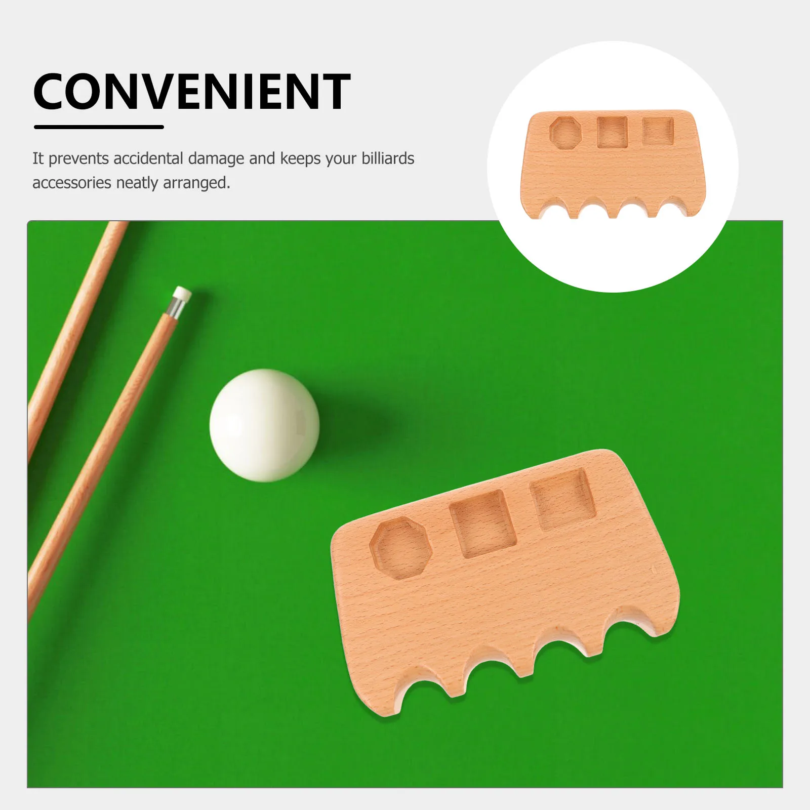 4-Cue Massivholz Pool Queue Rack Tragbare Gewichteten Klaue Halter Pool Stick Organizer Billardtisch Zubehör Queue halter