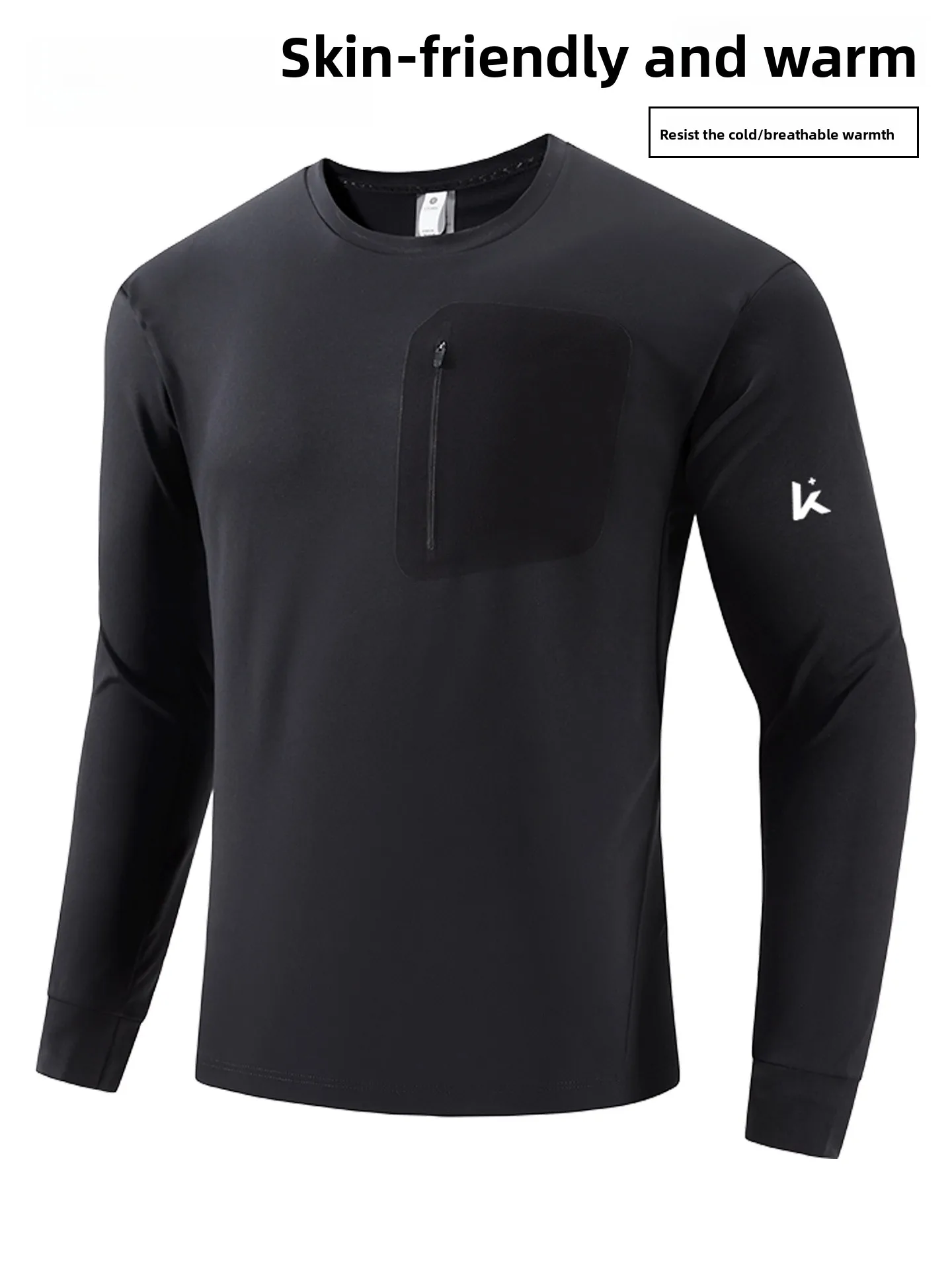 Outdoor Sports Long Sve Fitn irt Qui Dry Moisture ng Breathable Polyester Fiber round Ne T-irt