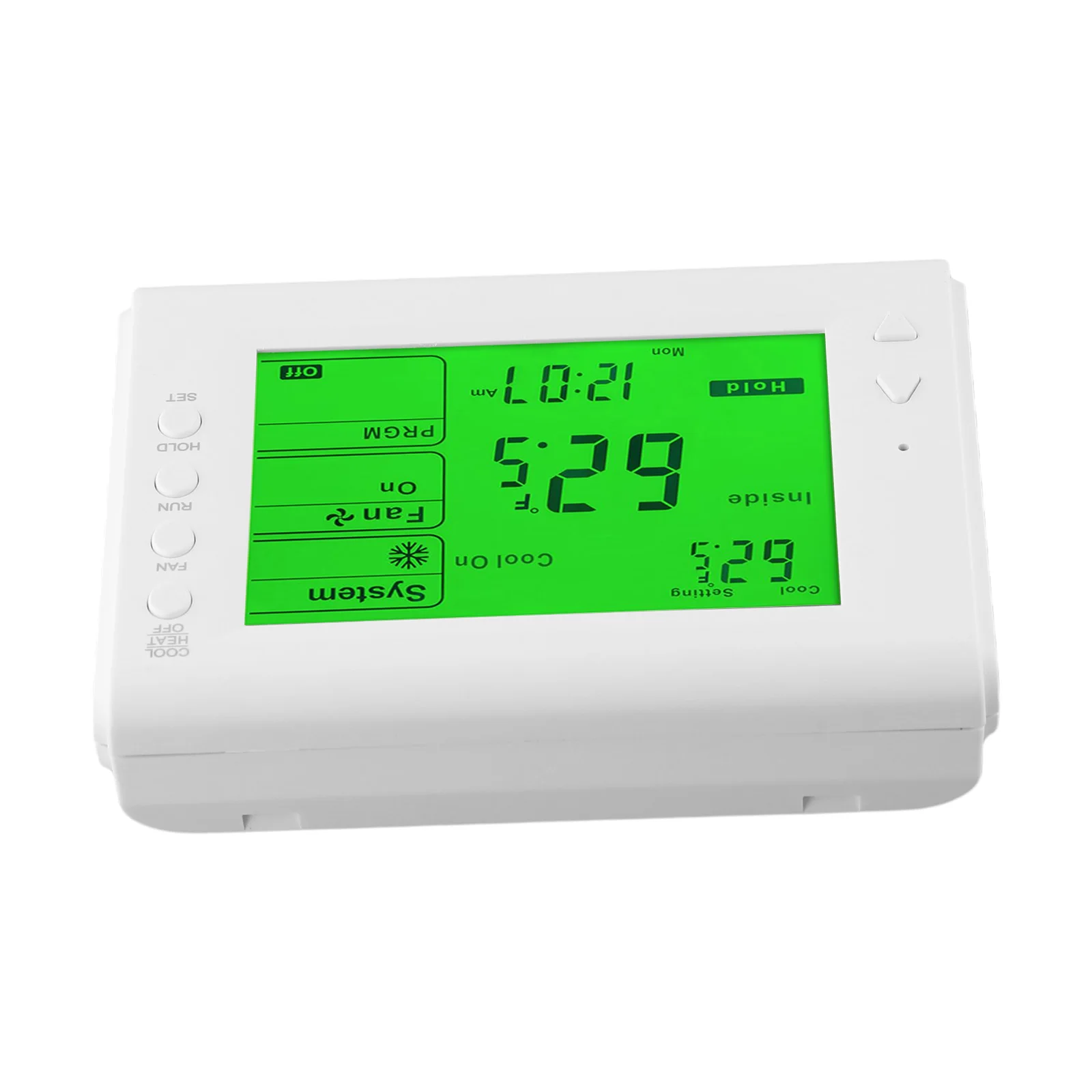

For Electric Systems HVAC Temperature Controller Multistage HVAC For Home Heating Standard Size 6.8-Inch Backlit LCD