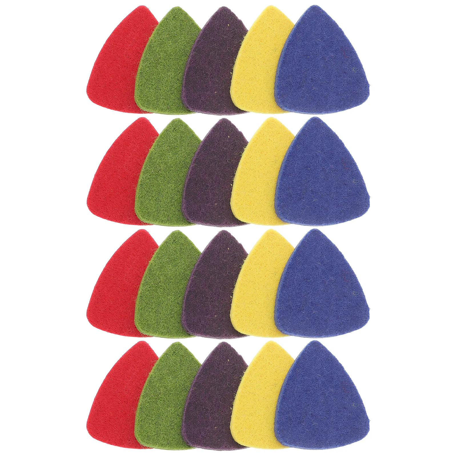 

20 Pcs Ukulele Guitar Pick Wool Felt Finger Protectors Thumb Picks for Acoustic