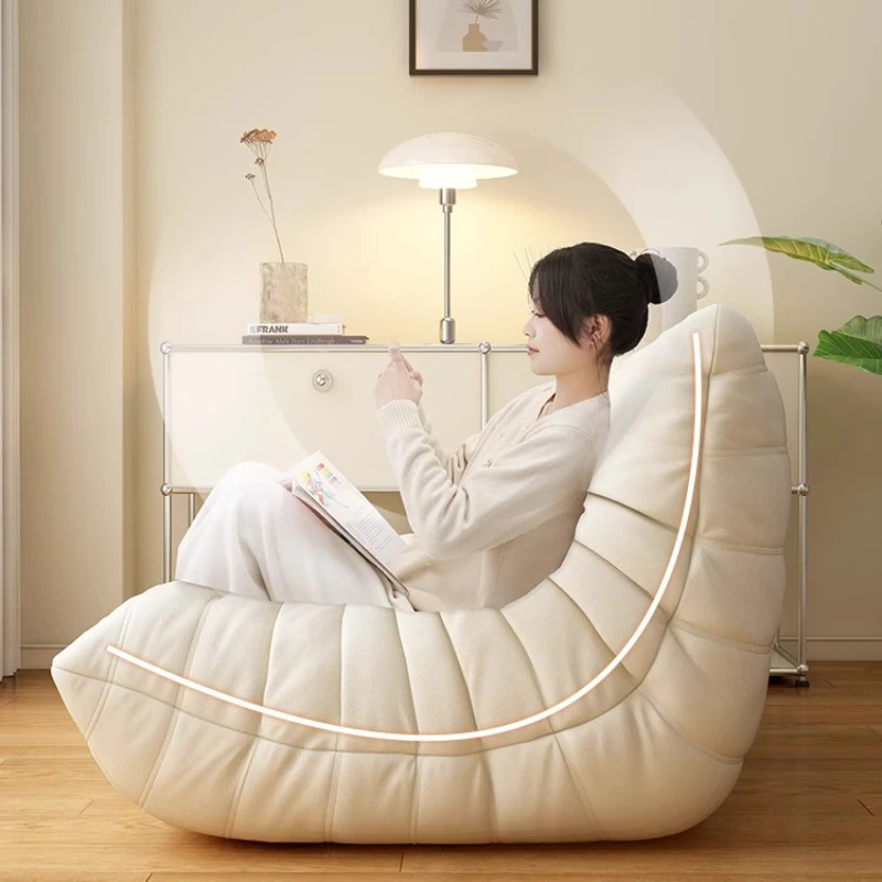Caterpillar Lazy Sofa Living Room Leisure Balcony Tatami Lounge Chair Single Sofa Chair Bedroom Double Leisure Sofa Chair - view 5