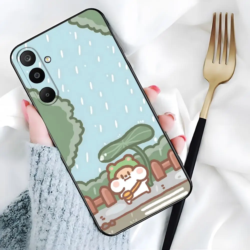 Milk Tea Mouse Phone Case For Samsung S26 S25 Edge S24 S23 S22 Ultra Plus Fe A57 A37 A17 A27 5G Silicon Cover