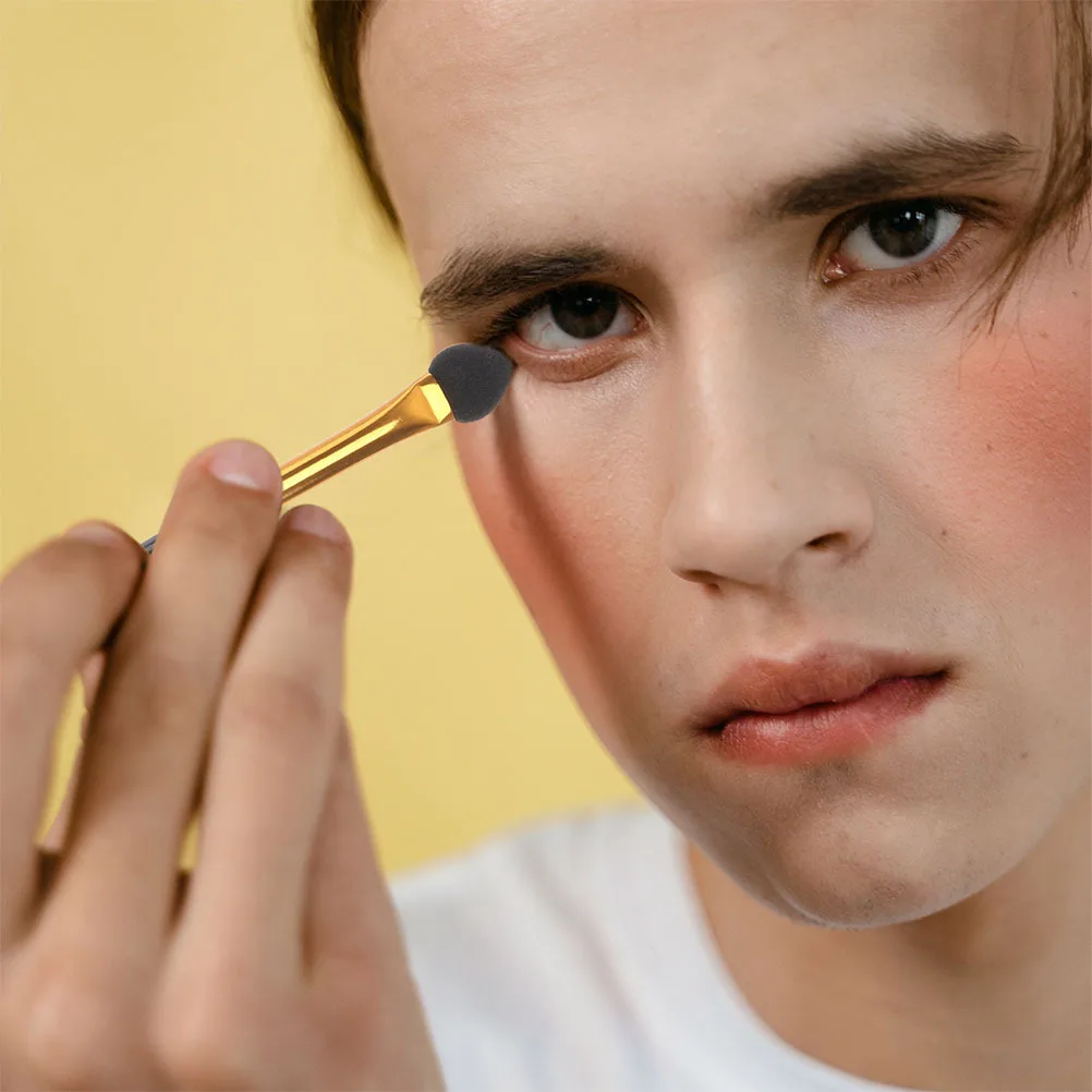 20 stuks dubbelzijdige vezel oogschaduwborstels professionele make-up tool set oogschaduw applicator schoonheid make-up accessoire collectie
