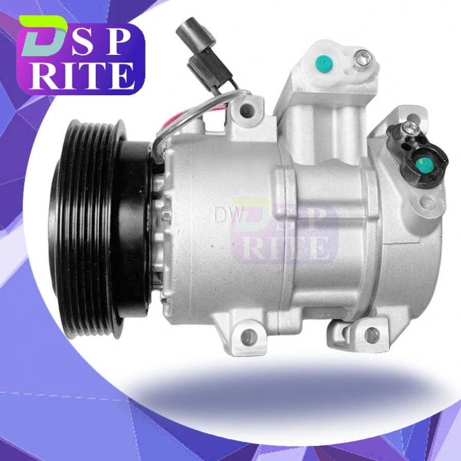 6SBU16 DV13 Auto Air Conditioner Compressor For Doowon Hyundai Veloster Accent 97643-1J100 976431J100 977012V000  977012F031