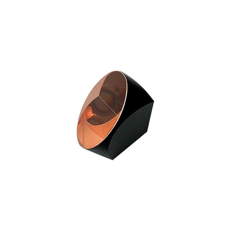 25.4mm Corner Cube Prism 1 Inch K9 Trihedral Retroreflector Copper Silver Coated for Total Station Surveying