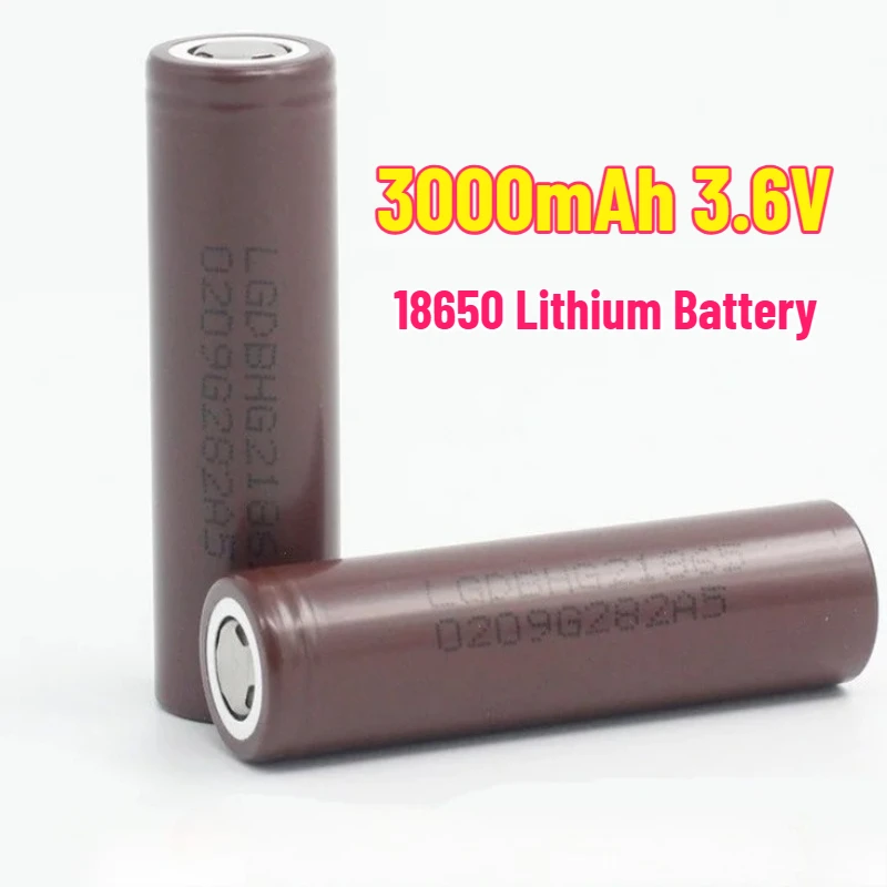 

New 18650 Lithium Battery HG2 High-power Power Electric Tool Hand Drill Battery 3000mAh 3.6V