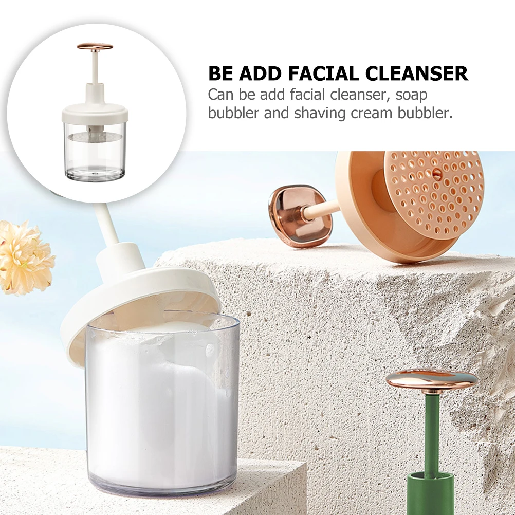 

1pcs Portable Manual Cup Facial Cleanser Bubble Maker Bubbler Maker Shaving Cream Soap Bubble Generator Travel Size