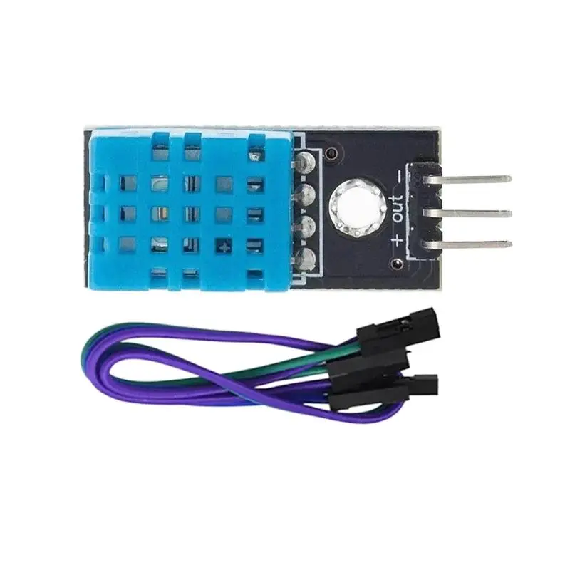 Inteligente 3pin KY-015 DHT-11 dht11 módulo sensor digital de temperatura e umidade relativa + pcb para arduino diy starter kit