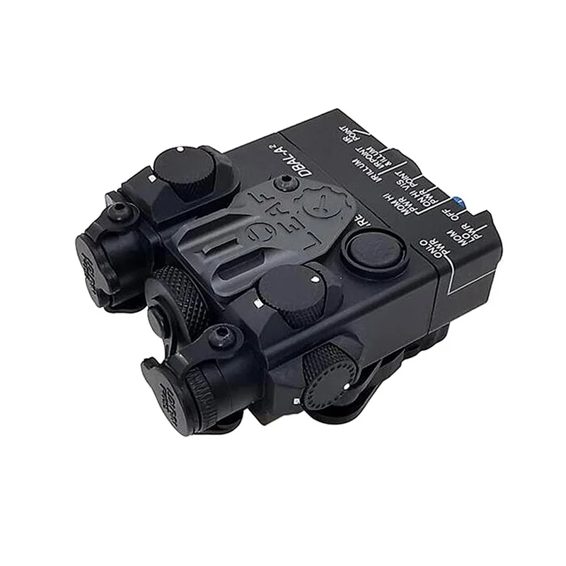 Tactical DBAL A2 IR Illuminator LED Weapon Light Integrated with Visible Green Laser and IR Laser Hunting Rifle Flashlight