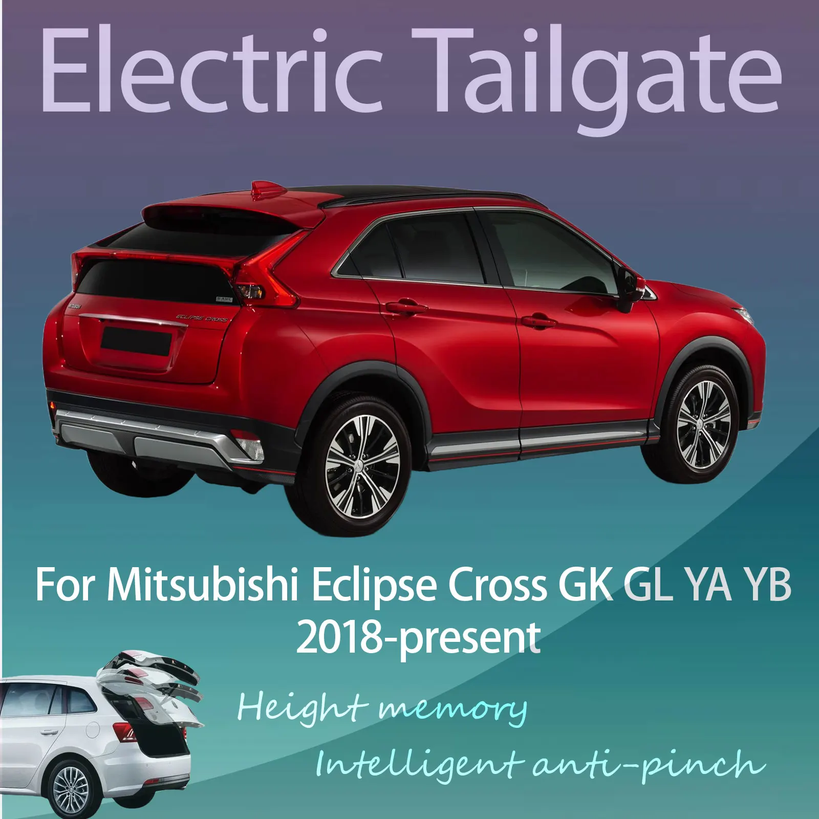 For Mitsubishi Eclipse Cross GK GL YA YB 2018-2025+ Electric Modified Tailgate Intelligent Height Automatic Lifting Key-Control