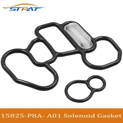 STPAT Solenoid Gasket Spool Valve Filter Set for Honda Accord Pilot Odyssey Ridgeline V6 36172-P8A-A01 15825-P8A-A01