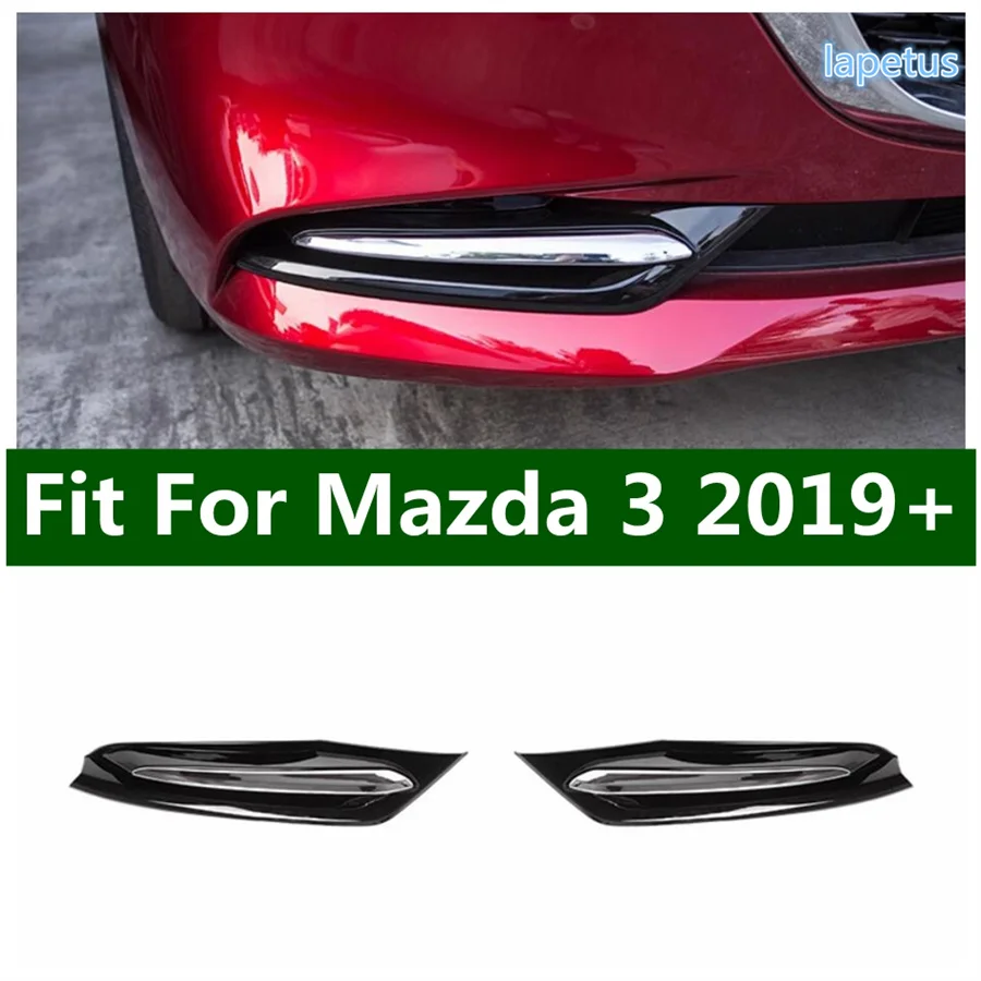 

Front Fog Light Eyebrow Trim Sticker Daytime Running Lamp Decoration Frame Cover Fit For Mazda 3 2019 - 2023 Car Accessories