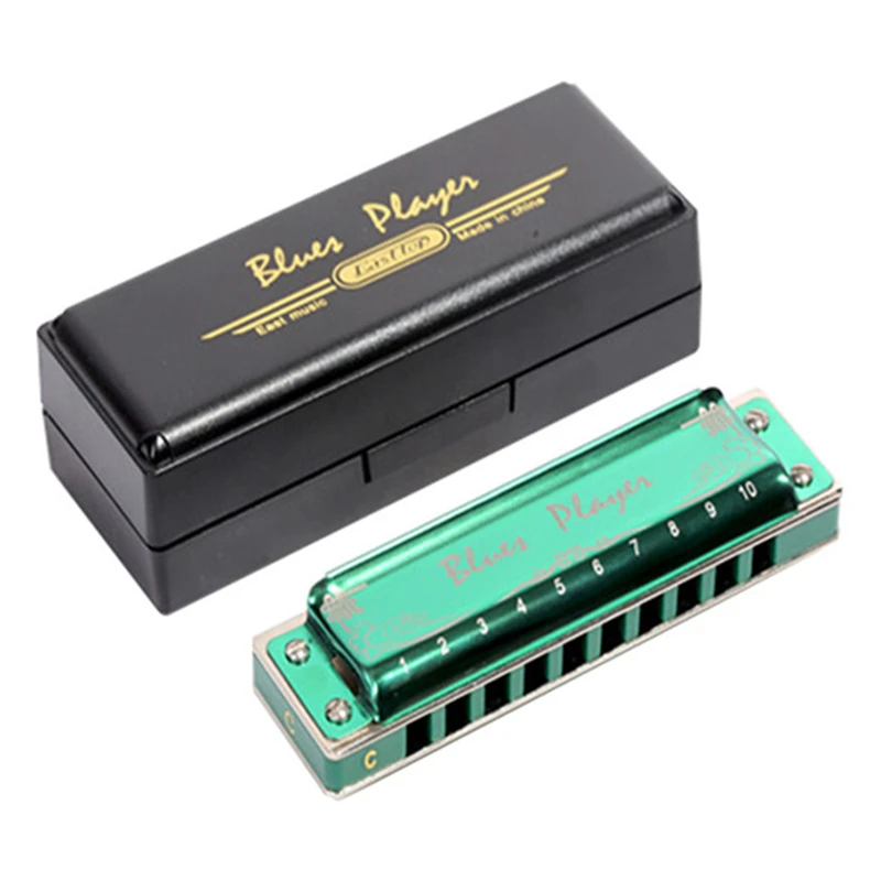 

New 10 Holes Professional Harmonica Rock Blues Harmonica Diatonic Blues Harp Professional Harmonica Musical Instruments Pro20